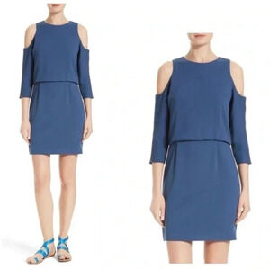 TIBI | Savana Crepe Cold Shoulder Dress Size 12